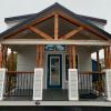 The Tumbleweed on display @ RRC Athens. This one features a craftsman style front porch with cedar accents. 